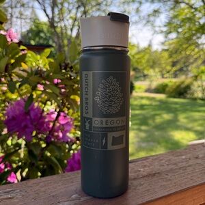 Dutch Bros Oregon Green Insulated Bottle